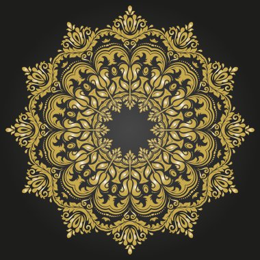 Damask deseni. Şark süsleme