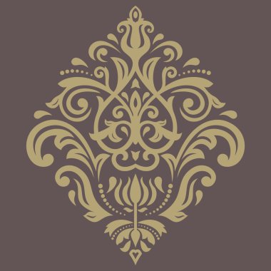 Damask deseni. Şark süsleme