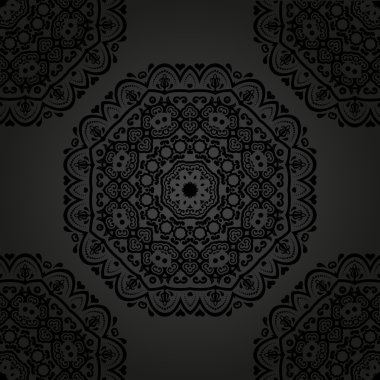 Damasko Seamless modeli. Şark arka plan