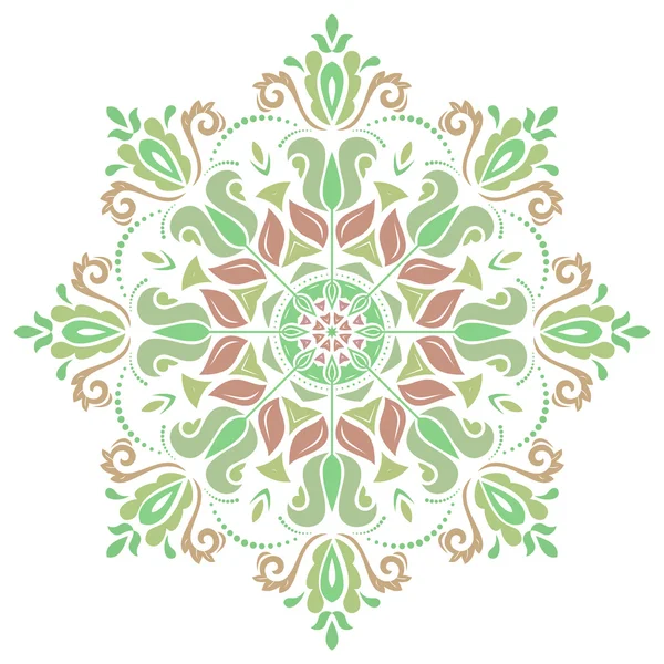 Damašek vzor. Orientaci barevný Ornament — Stock fotografie