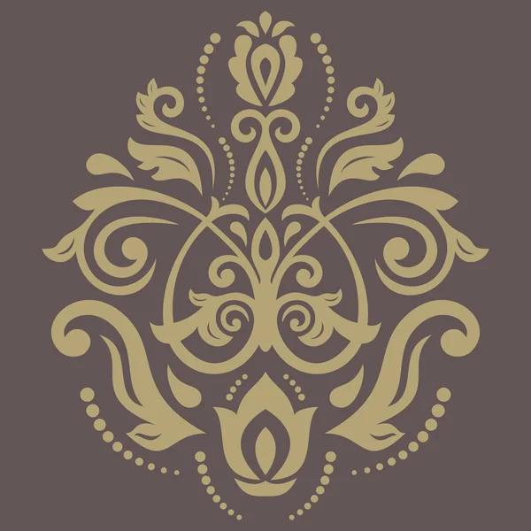 Orient Pattern. Astratto ornamento d'oro — Foto Stock