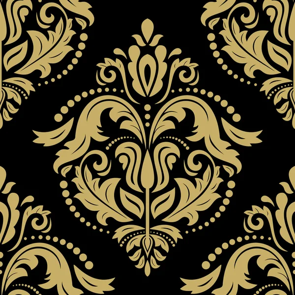 Damask Seamless  Pattern. Orient Background — Stock Photo, Image