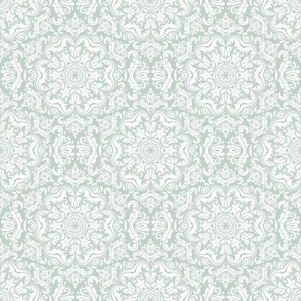 Damask Seamless  Pattern. Orient Background. Blue and White Colors — Stock Photo, Image