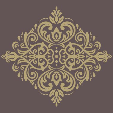 damasko vektör şark desen
