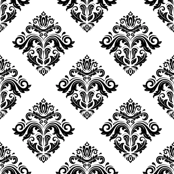 Damask Seamless Vector Pattern — Stock Vector