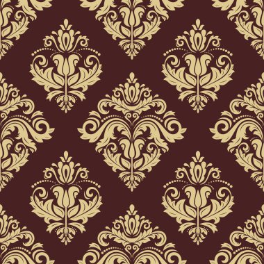 Çiçek Seamless modeli. Şark arka plan