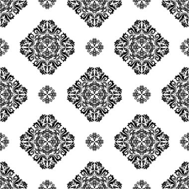 Damasko Seamless modeli. Şark arka plan