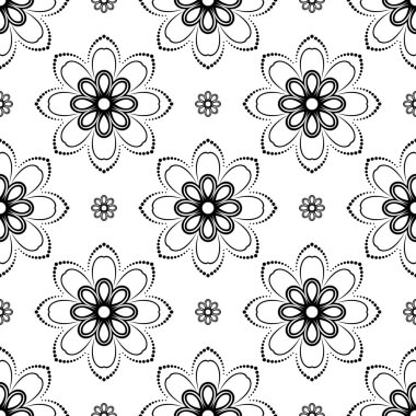 Çiçek Seamless modeli. Şark arka plan