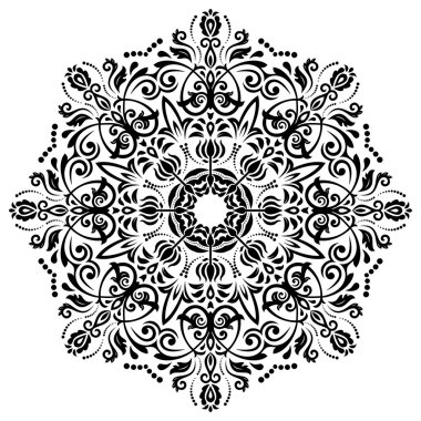 damasko vektör şark desen