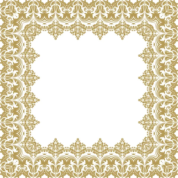 Floral Vector Fijn frame — Stockvector