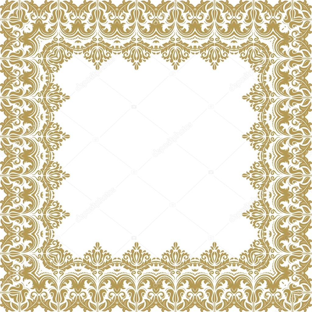 Floral Vector Fine Frame