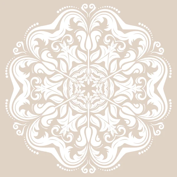 Damask Vector Orient Pattern — Stock Vector