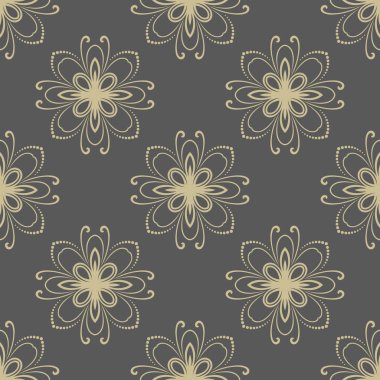 çiçek sorunsuz vektör desen