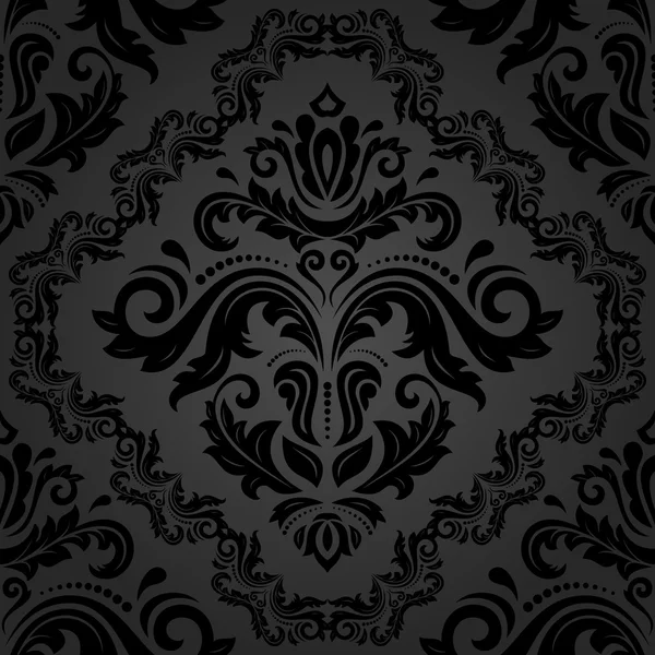 Damask Seamless Vector Pattern — Stock Vector