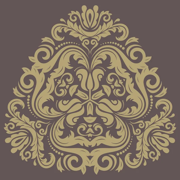 Damask Vector Orient Pattern — Stock Vector