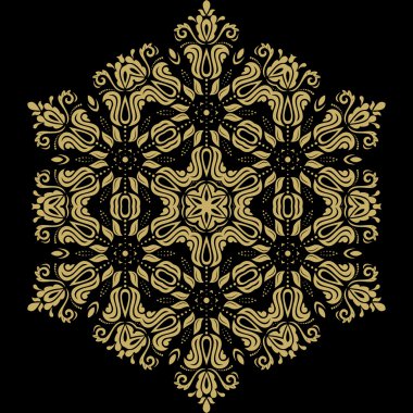 soyut çiçek desenli