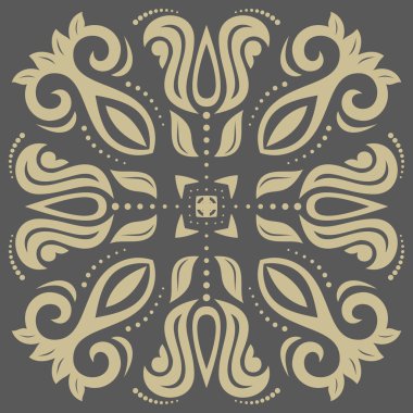 damasko vektör şark desen