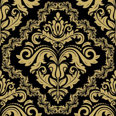 damasko sorunsuz vektör desen
