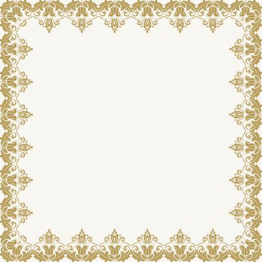 Çiçek Vektörü İnce Çerçeve