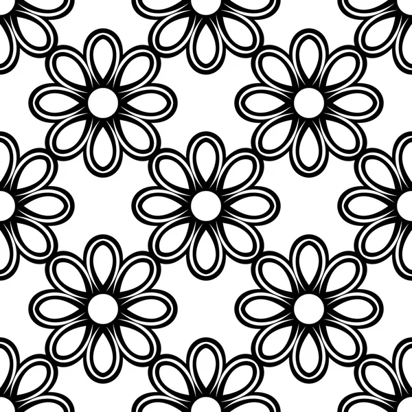 Floral Fine Seamless Vector Pattern — Stock Vector