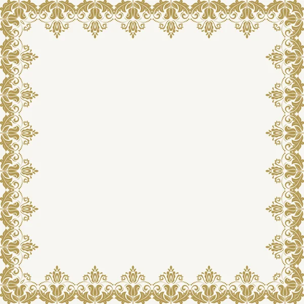 Floral Vector Fijn frame — Stockvector