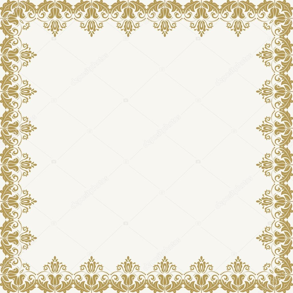 Floral Vector Fine Frame