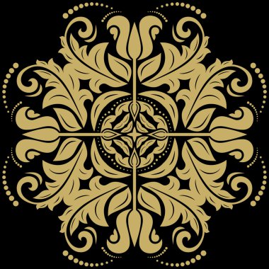 Doğulu Soyut Vektör Deseni