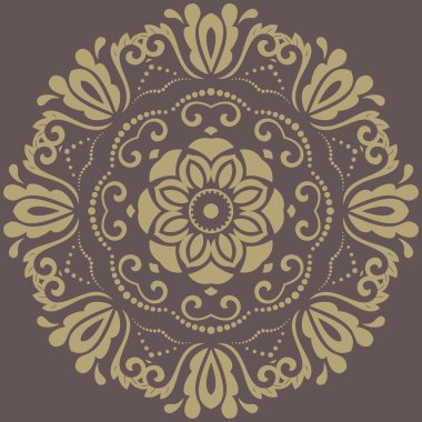 Çiçek Vektörü Soyut Deseni