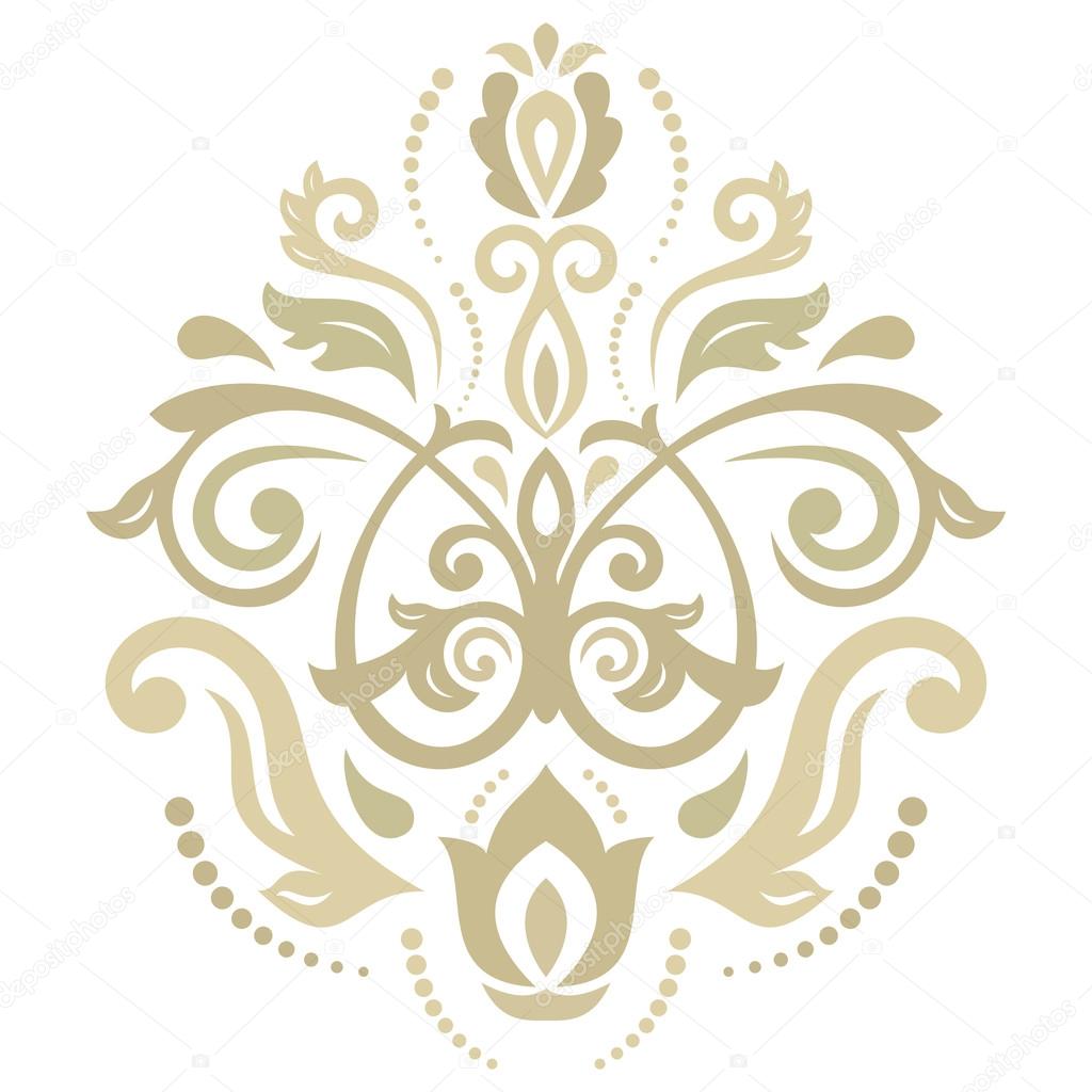 Damask Vector Oriental Pattern