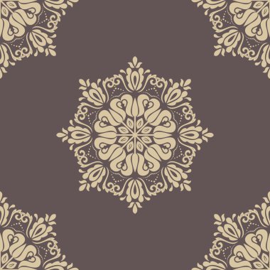 Sorunsuz oryantal vektör arka plan