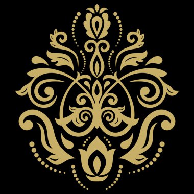 Damasko vektör oryantal desen