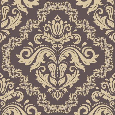 Sorunsuz oryantal vektör arka plan