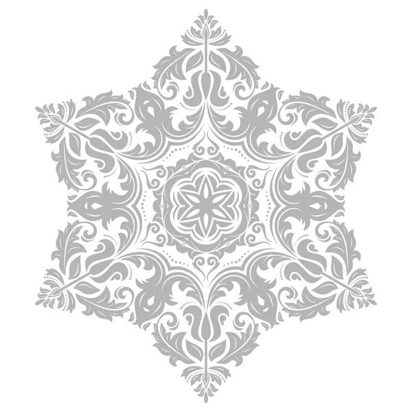 Motif oriental vecteur damassé — Image vectorielle