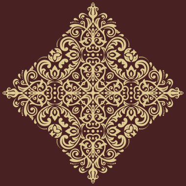 Doğulu Soyut Vektör Deseni