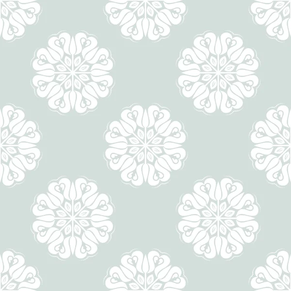 Floral fijne naadloze vector patroon — Stockvector