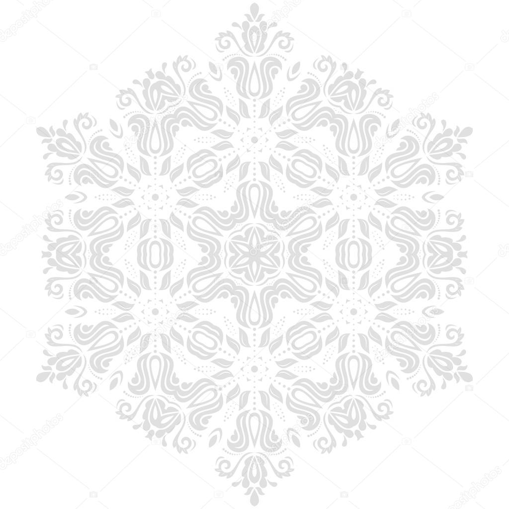 Damask Vector Oriental Pattern