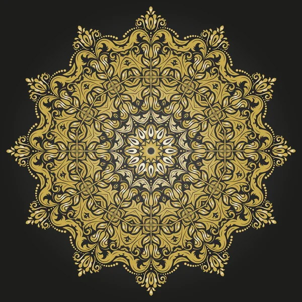 Damasko vektör oryantal desen