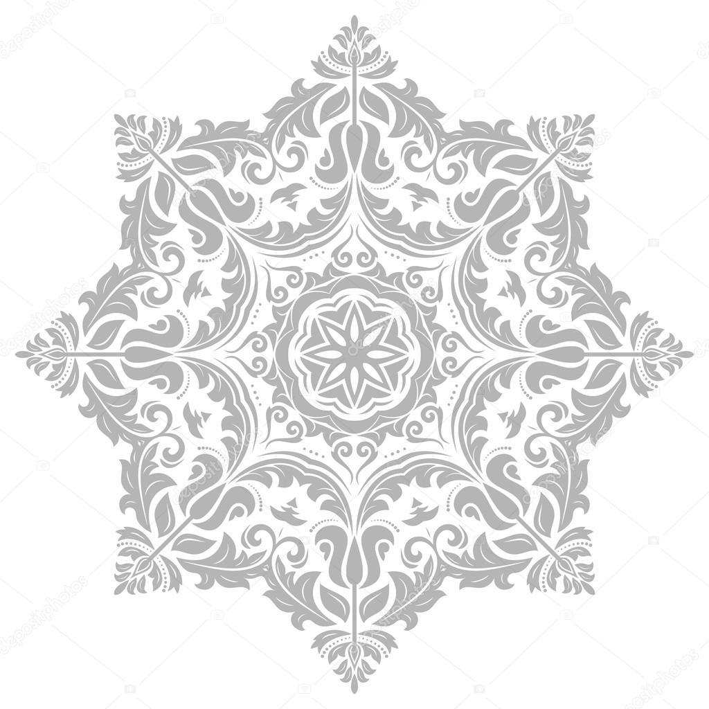 Damask Vector Oriental Pattern