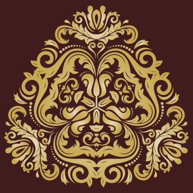 Damasko vektör oryantal desen