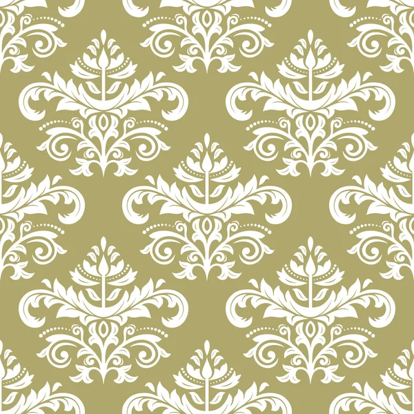 Damask Seamless Vector Pattern — Stock Vector