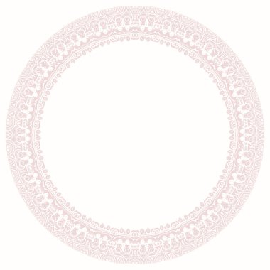 Çiçek Vektörü İnce Çerçeve