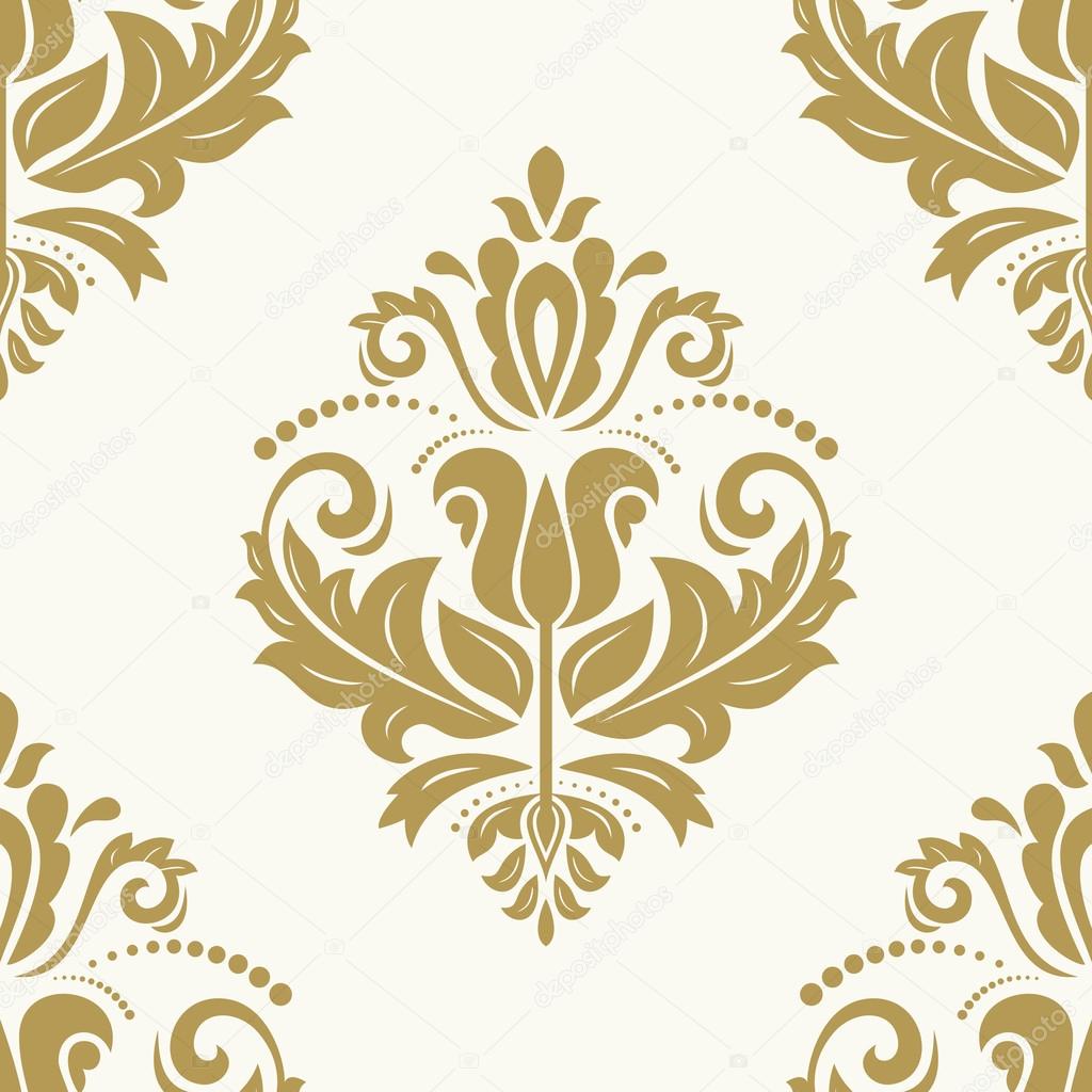 Damask Seamless Vector Pattern