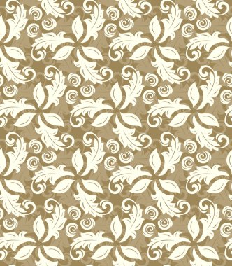 Çiçeksiz Kusursuz Vektör Deseni