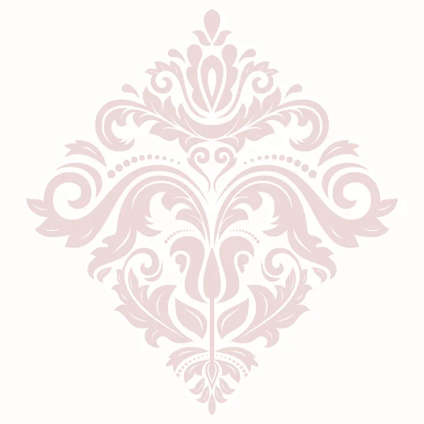 Damask Vector Oriental Pattern — Stock Vector