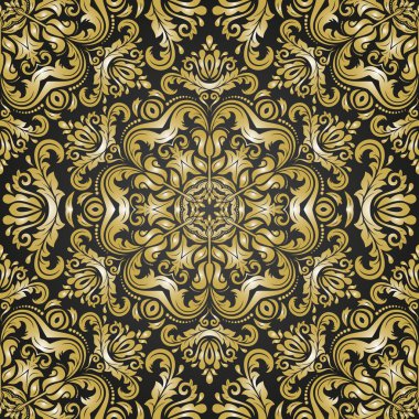 Sorunsuz oryantal vektör arka plan