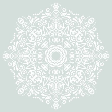 Doğulu Soyut Vektör Deseni