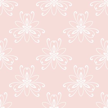 Çiçek iyi sorunsuz pembe desenli