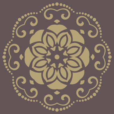 oryantal soyut desen