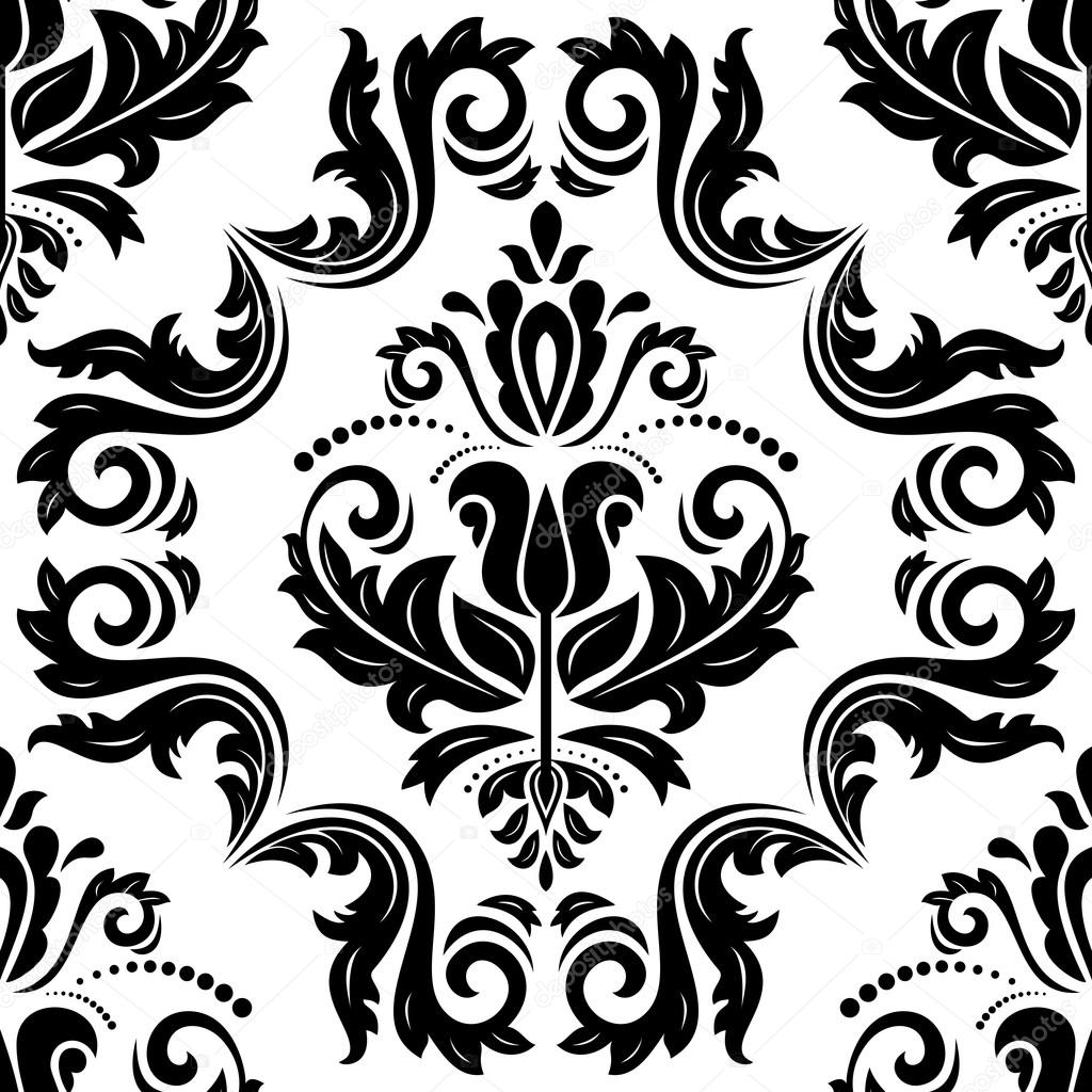 Damask Seamless Vector Pattern