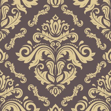 Sorunsuz oryantal vektör arka plan